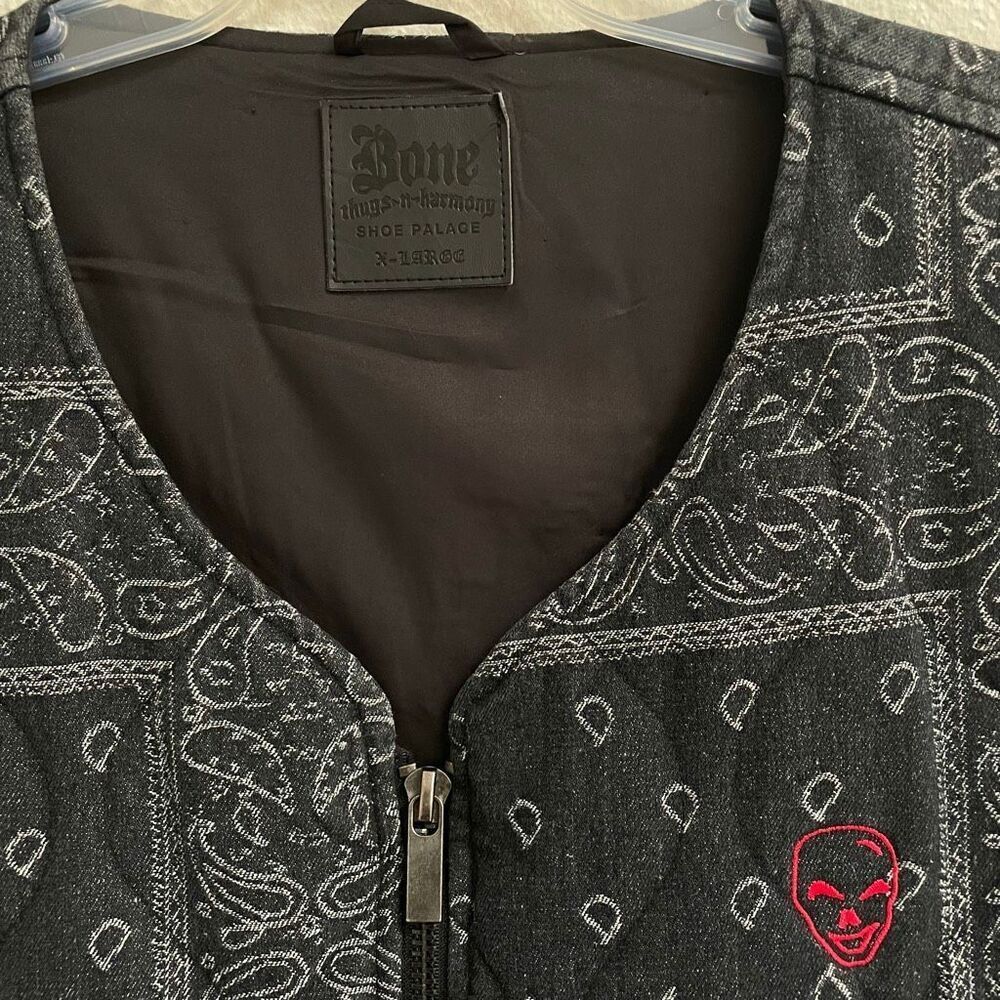 BoneThugs N Harmony x Shoe Palace  Bandanna Print Vest Mens L Art Of War Hip Hop View 5